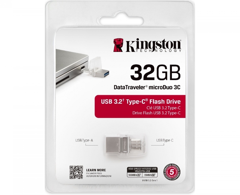 USB 3.0 Kingston Data Traveler Micro Duo 3C 32GB