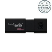 USB 3.0 Kingston DataTraverler 100 G3 32GB 100MB/s - Hãng Phân Phối Chính Thức