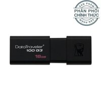 USB 3.0 Kingston DataTraverler 100 G3 16GB 100MB/s - Hãng Phân Phối Chính Thức