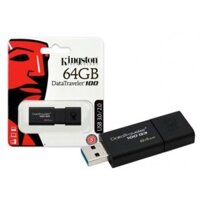 USB 3.0 Kingston DT100G3 64GB (Đen)