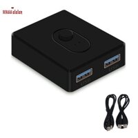 🔥Usb 3.0 KVM Switch 1X2 / 2X1 Switcher Bộ chia USB Bộ chia sẻ Bộ điều khiển cho máy tính xách tay Máy in Bàn phím Chuột ABS, A