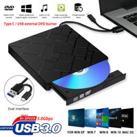 USB 3.0 Loại C Mỏng Bên Ngoài Ổ CD Nhà Văn Đốt Ngoài CD DVD Ổ Bên Ngoài Ổ Đĩa DVD