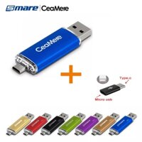 USB 3.0 OTG Ceamere 16G 3 trong 1 (Cổng USB, Micro SD, đầu chuyển Micro SD sang Type C)