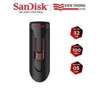 USB 3.0 SanDisk CZ600 32GB Cruzer Glide upto 100MB/s - Hãng phân phối chính thức