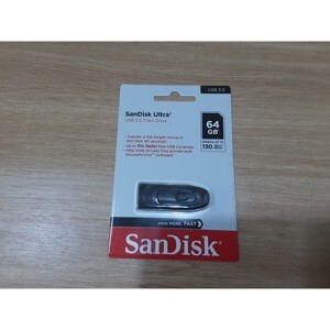 USB 3.0 Sandisk Ultra CZ48 64GB - màu đen/ đỏ