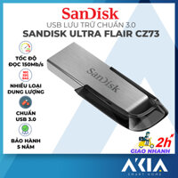 USB 3.0 SanDisk Ultra Flair CZ73 - Hàng Nhập Khẩu - USB 3.0 64GB