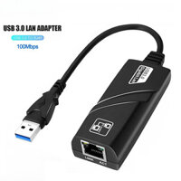 Usb 3.0 Sang Rj45 Lan Ethernet Có Dây Cáp Mạng 10 / 100Mbps Cho Xiaomi Mi Box PC Windows 10 USB 3.0 Card Mạng