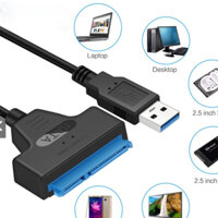 USB 3.0 SATA 3 trong 1 cho ổ cứng 2.5 inch SSD/HARDDISK SSD HDD 22 PIN USB 3.0