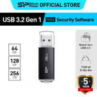 USB 3.0 Silicon Power Blaze B02 Hỗ trợ cổng USB 3.2 Gen 1 32GB/64GB/128GB/256GB -BH 5 năm
