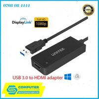 USB 3.0 to HDMI 1080P Unitek Y-3702 mở rộng màn hình phụ cho Laptop, Macbook, PC