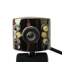 USB 30.0 M 6 LED Webcam Camera Mic Web Cam cho MÁY TÍNH Laptop Notebook