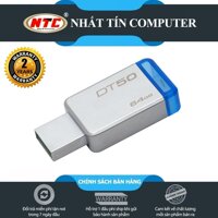 USB 3.1 Kingston DataTraveler DT50 64GB (Bạc)