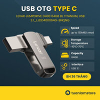 USB 3.1 OTG Lexar 64GB JumpDrive ® Dual Drive