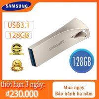 USB 3.1/3.0 Samsung Flash Drive Ultra Bar Plus 128GB 300Mb/s - Bạc