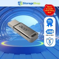 USB 3.2 Gen 1 Acer UM310 SuperSpeed dung lượng 32GB I 64GB I 128GB I 256GB I Bảo hành 5 năm