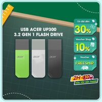USB 3.2 Gen 1 Acer UP300 dung lượng USB 8GB - 1TB - Hàng chính hãng  - Đen - 64GB
