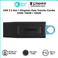 USB 3.2 Gen 1 Kingston DataTraveler Exodia - Hàng Chính Hãng - DTX64GB