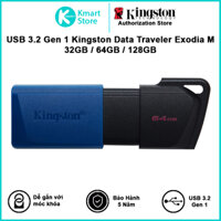 USB 3.2 Gen 1 Kingston DataTraveler® Exodia™ M 32GB / 64GB / 128GB - Bảo hành 5 năm