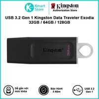 USB 3.2 Gen 1 Kingston DataTraveler Exodia 32GB / 64GB / 128GB | Bảo hành 5 năm