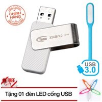 USB 32Gb 3.0 Team Group INC C143 (Trắng) tặng đèn LED USB - Hãng phân phối chính thức