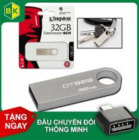 USB  32GB Kingston DataTraveler 2.0 SE9 Bảo Hành 5 Năm Tặng 01 USB OTG