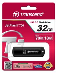 USB 32GB Transcend JetFlash 700 USB 3.0 Flash Drive (TS32GJF700)