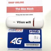 USB 3G 4G Dcom 3G 4G Vtion Tích Hợp Phát Wifi Tốc Độ Cao 15 thiết bị dcom 3g wifi