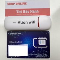 USB 3G 4G Dcom 3G 4G Vtion Tích Hợp Phát Wifi Tốc Độ Cao 12 thiết bị dcom 3g wifi