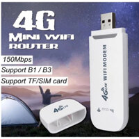 USB 4G LTE phát Wifi từ sim 3G/4G dùng được tất cả nhà mạng - Bộ phát wifi di động USB 3G