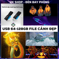 USB 64gb full cảnh cho máy chiếu dùng đi cảnh cho em bé xem phim rạp bar pub bay phòng