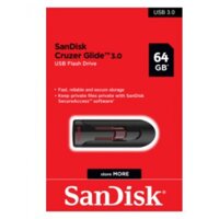 USB 64GB - SanDisk Cruzer Glide 3.0 - Flash Drive