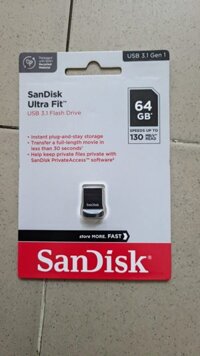 USB 64GB Sandisk Ultra Fit CZ430