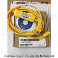 USB-ACAB230 Cáp Lập Trình Cho PLC Delta USB ACAB230 USB-DVP ES EX EH EC SE SV SS Series, XINJE XC/XD RS232 Cổng tròn MD8