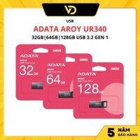 USB ADATA AROY UR340 32GB/64GB/128GB USB 3.2 Gen 1 - Hàng Chính Hãng
