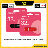 USB ADATA UV150 32GB/64GB USB 3.2 Gen 1 - Hàng Chính Hãng