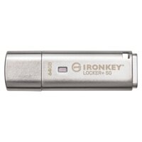 USB Bảo Mật Kingston IronKey Locker+ 50 - IKLP50/16GB; 32GB; 64Gb; 128GB - Hàng Chính Hãng