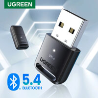 USB Bluetooth 5.0 5.3 5.4 Ugreen phạm vi kết nối 20m 7 thiết bị kết nối Bluetooth cho PC, hàng cao cấp, BH 12 tháng