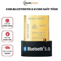 USB Bluetooth 5.0 cho máy tính laptop kết nối chuột phím tai nghe loa bluetooth, usb thu bluetooth