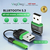 USB Bluetooth 5.3 5.0 VEGGIEG |USB nhỏ gọn, kết nối ổn định |Bảo hành 18 tháng| 1đổi 1| V-UB503, V-UB502 |