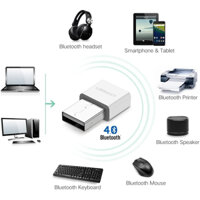 USB Bluetooth UGREEN 30722 Dùng Hỗ Trợ Kết Nối Các Thiết Bị Không Dây