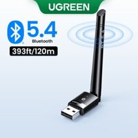 Usb Bluetooth Ugreen 5.3 khoảng cách 100m 7 thiết bị Ăng ten Bluetooth 5.4 cho Pc Laptop 90225 15610