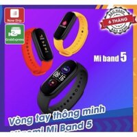 usb bluetooth Xiaomi Mi Band 5 Đen Full Tiếng Việt + Tặng 1 miếng dán ( Giao 2h Grab, NowShip )