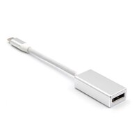 USB-C Compatible with Thunderbolt 3 to DisplayPort DP Male to Female 4K60Hz Adapter Converter for MacBook Pro 20152016, ChromeBook Pixel - Silver