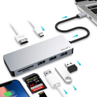 USB-C HUB 7 in 1 USB C adapter,4K USB C to HDMI