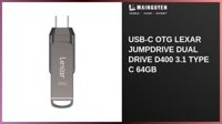 USB-C OTG Lexar JumpDrive Dual Drive D400 3.1 Type C 64GB