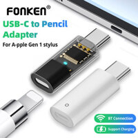 USB C sang Pencil 1st Adapter Fonken ipencil 1st và Pad gen 10 Hỗ trợ kết nối Bluetooth