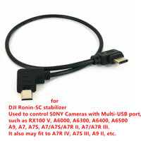 USB-C to Multi-USB Cáp điều khiển đa Camera từ xa USB-C sang đa USB cho DJI Ronin-SC Ronin SC và Sony A7 A7R A7S II III IV A6600 Camera TypeC