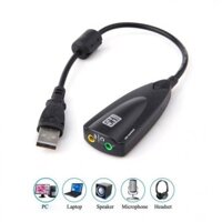 Usb card âm thanh 7.1 có dây (Xịn)