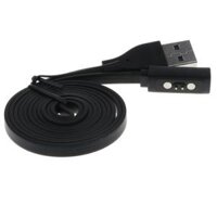 USB Charging Adapter Cable for Pebble  Watch Wrist Band Black - Black