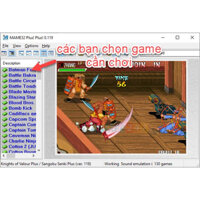 USB chứa game giả lập game thùng tuổi thơ gồm 200 game tương thích với window 10 Mame32 Plus chỉ cần cầm vào máy là chơi